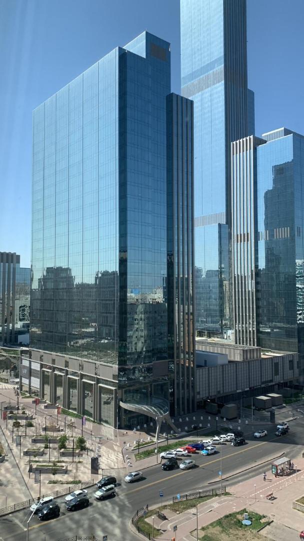 Квартира С Видом На Abu Dhabi Plaza Nur-Sultan  Exterior photo